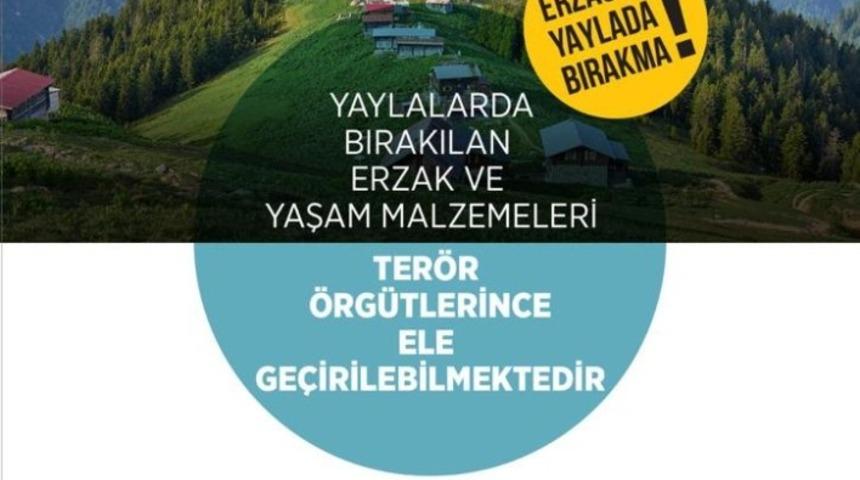 Mardin Valiliğinden vatandaşlara &rsquo;yaylada erzak bırakmayın&rsquo; uyarısı
