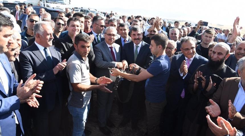 Muş katı atık tesisinin temeli atıldı