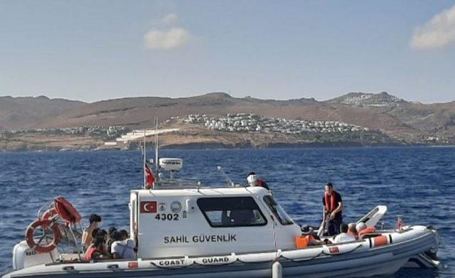 Bodrum'da 18 kaçak göçmen ile 1 organizatör yakalandı