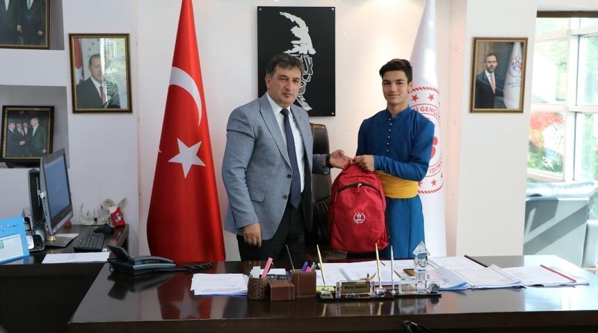 Atlı Okçuluk Türkiye Şampiyonu’ndan Eskici’ye Ziyaret