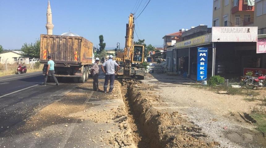G&uuml;ltepe Mahallesi&rsquo;ne bin 200 metrelik yeni hat d&ouml;şeniyor