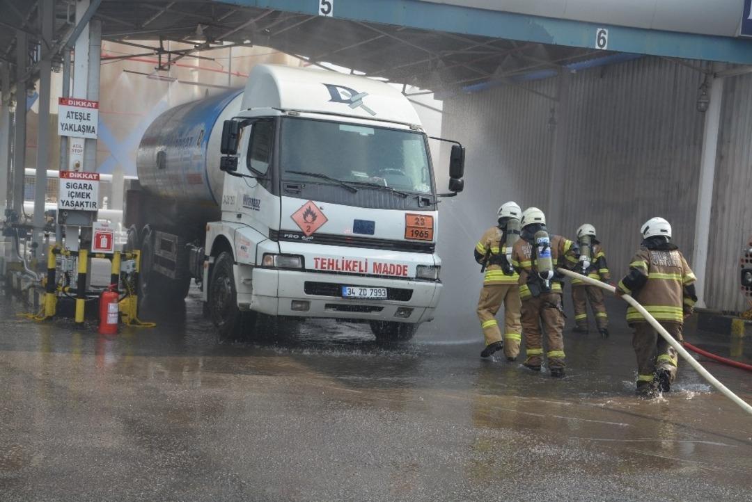 Nefesleri kesen yangın tatbikatı