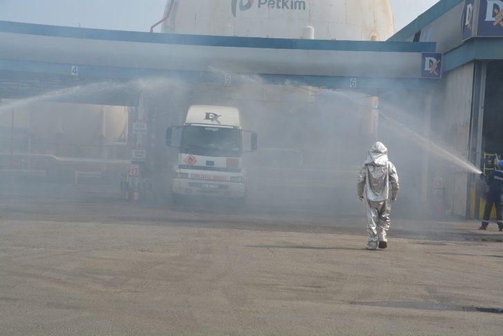 Nefesleri kesen yangın tatbikatı G3