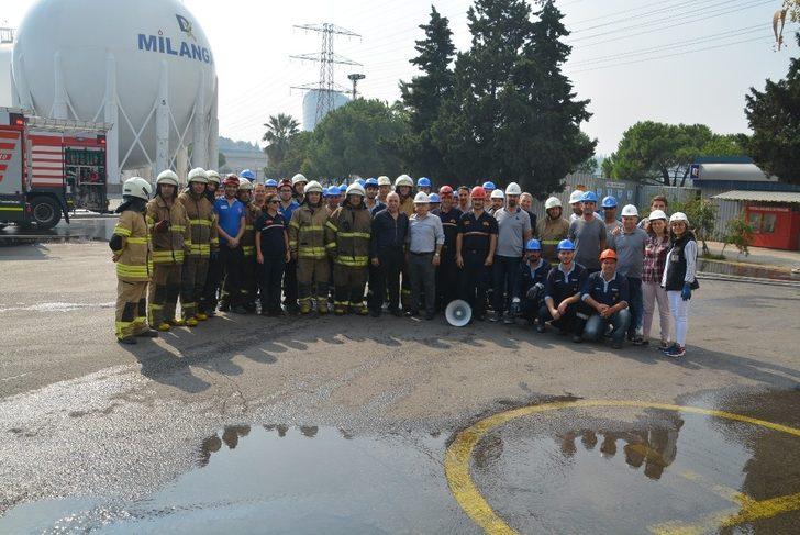 Nefesleri kesen yangın tatbikatı G4