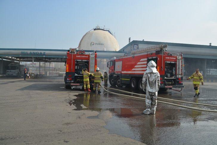 Nefesleri kesen yangın tatbikatı G5