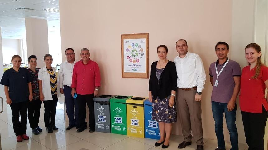 Hastanede "Sıfır Atık" projesi başarıyla uygulanıyor