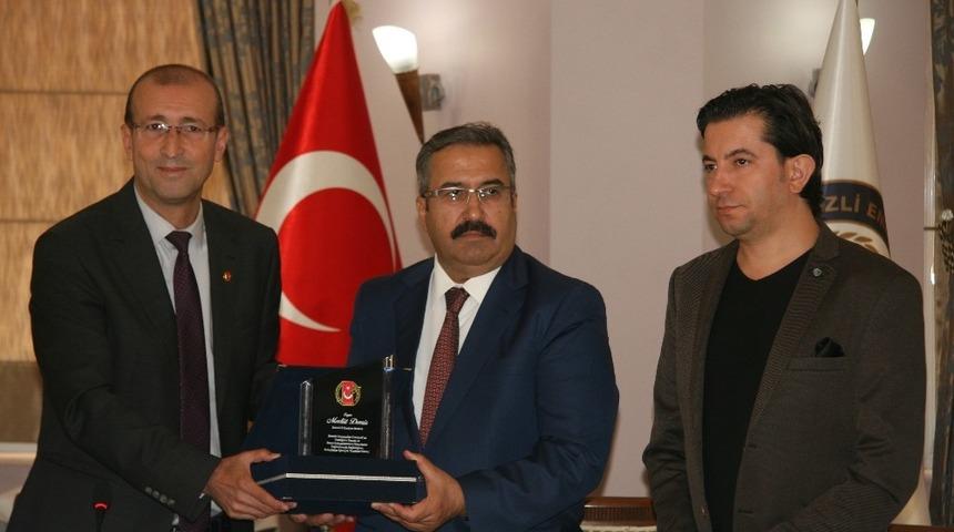 Emniyet Müdürü Mevlüt Demir, basın mensuplarına veda etti