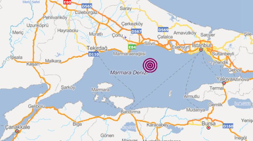 Son dakika! İstanbul'da bir deprem daha! 