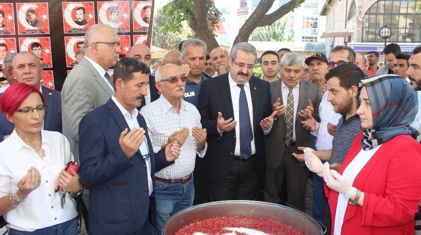 Şehit Ailelerinden aşure hayrı