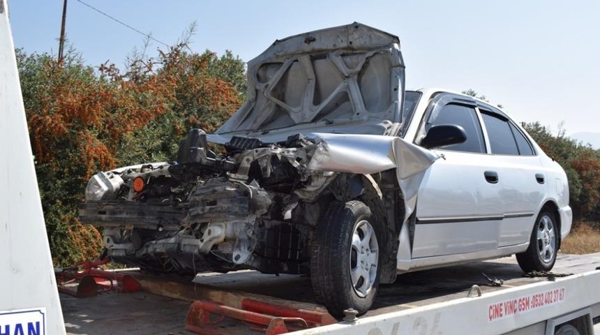 &Ccedil;ine&rsquo;de trafik kazası; 3 yaralı