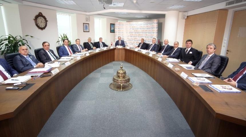 TSO Başkanı Ateş, OSB&Uuml;K toplantısına katıldı