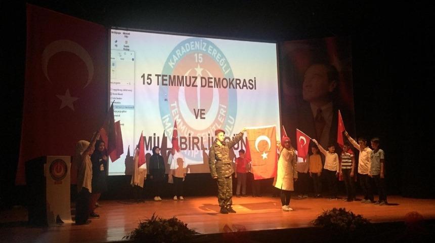 15 Temmuz şehitleri i&ccedil;in anma programı d&uuml;zenlendi