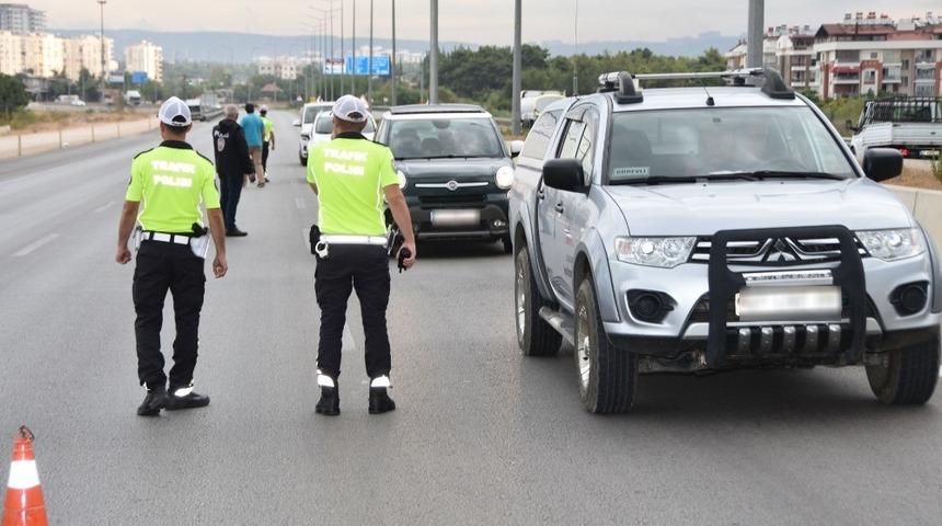 Seçici Göz Denetiminde 35 sürücüye 7 bin 717 TL ceza uygulandı