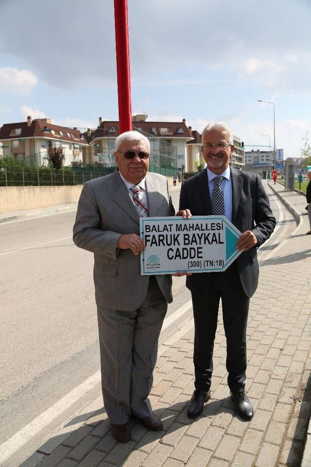 Nil&uuml;fer Belediyesi&rsquo;nden Faruk Baykal&rsquo;a vefa 1