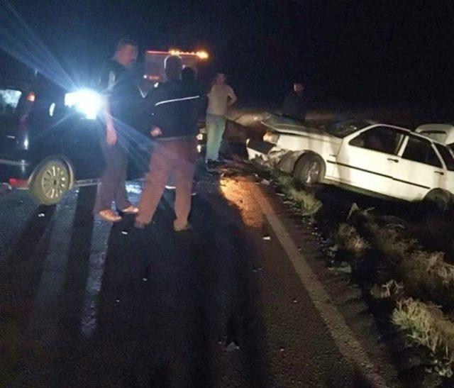 Tekirdağ’da otomobiller kafa kafaya çarpıştı: 4 yaralı