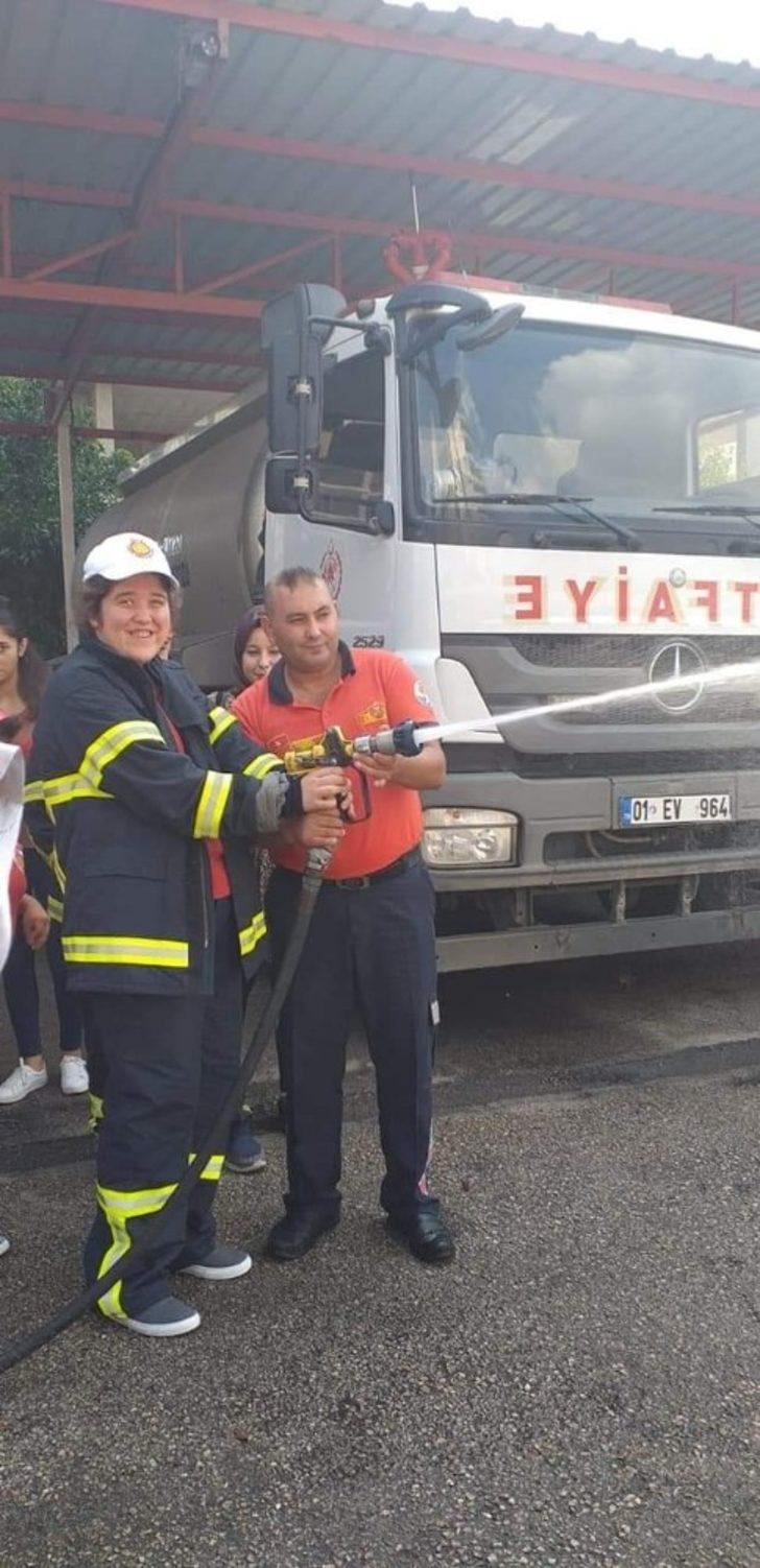 Engelliler bir günlüğüne itfaiye eri oldu G3