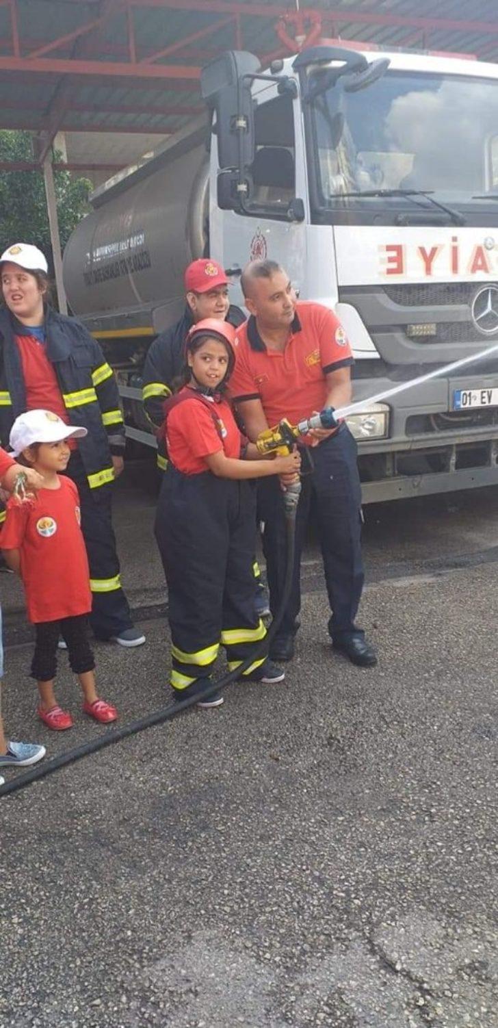 Engelliler bir günlüğüne itfaiye eri oldu G4