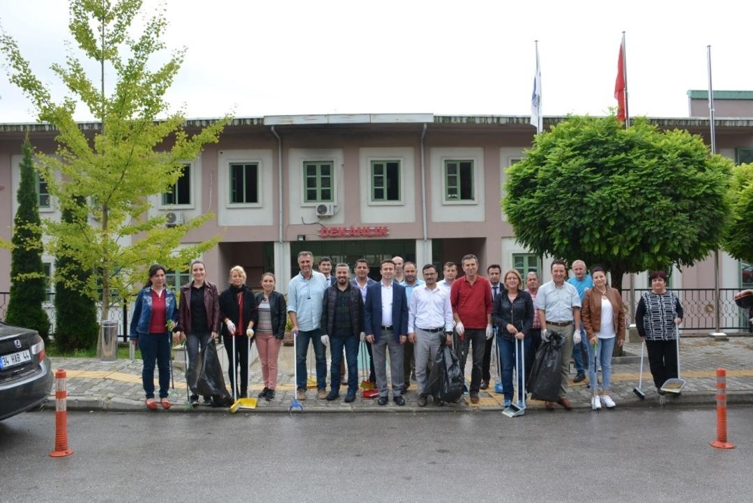 Kamp&uuml;s&uuml; pırıl pırıl yaptılar