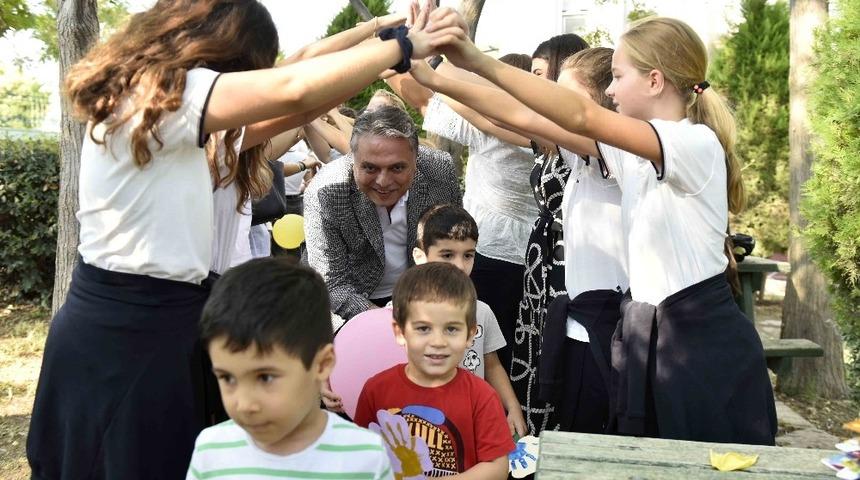 Başkan Uysal sorumluluk projesinin ilk dersine katıldı