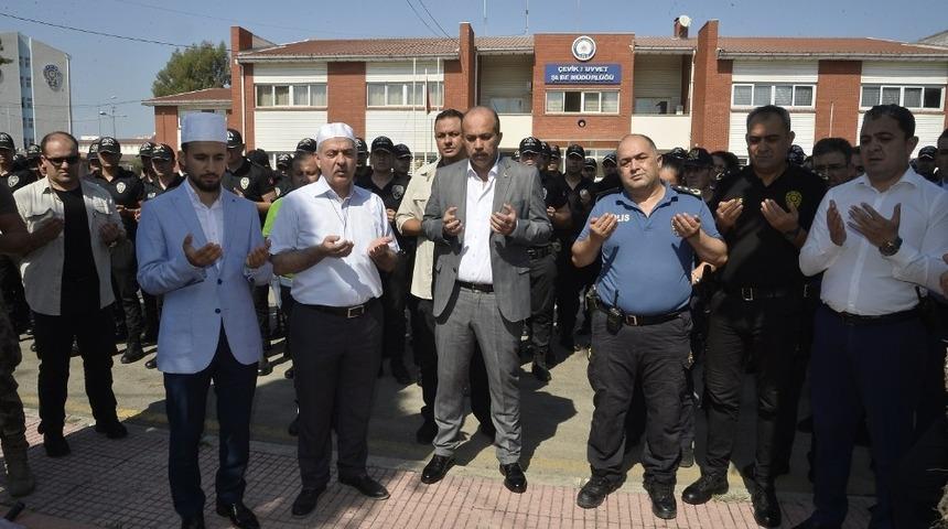 Polislerin kazadan ve beladan korunması için kurban kesildi