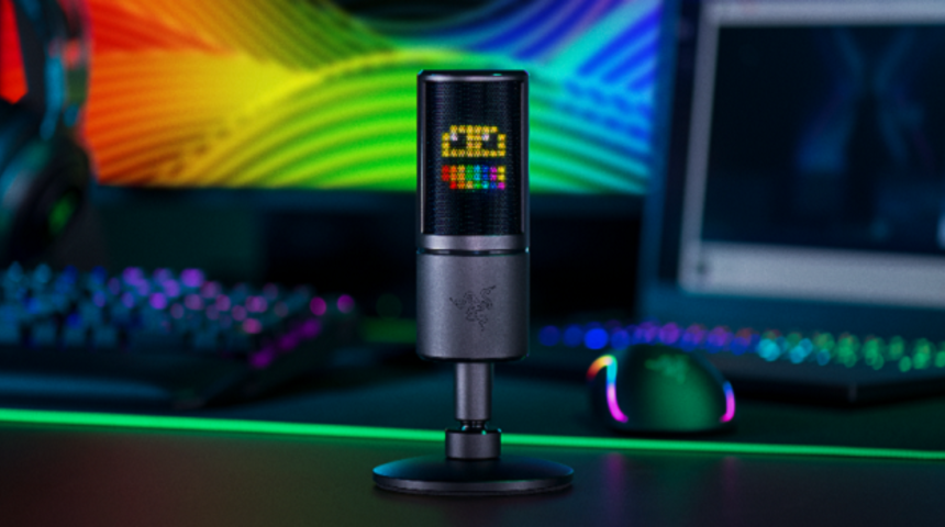 Razer'dan ifade ekranlı mikrofon: Seiren Emote