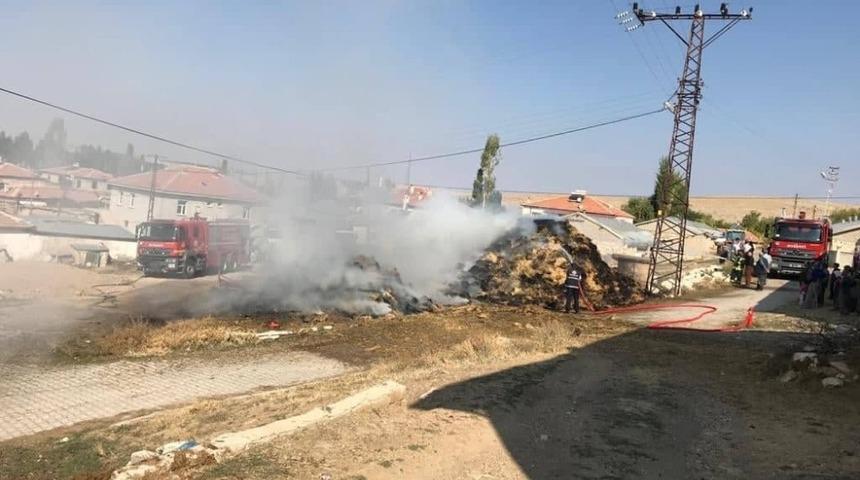 Karaman&rsquo;da saman yangını