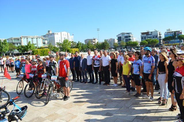 Bisiklet sevenler Didim’deki festivalle bir araya geldi