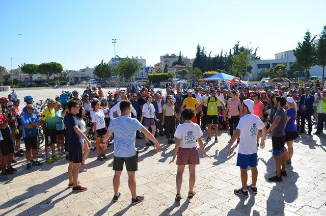 Bisiklet sevenler Didim’deki festivalle bir araya geldi