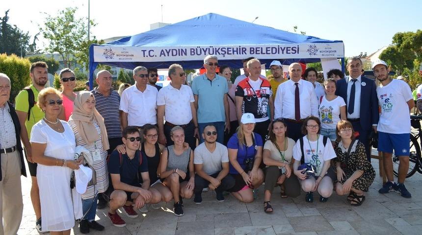 Bisiklet sevenler Didim&rsquo;deki festivalle bir araya geldi