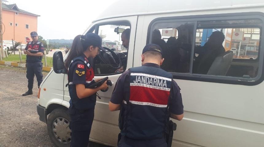 Ordu&rsquo;da yollarda sıkı denetim