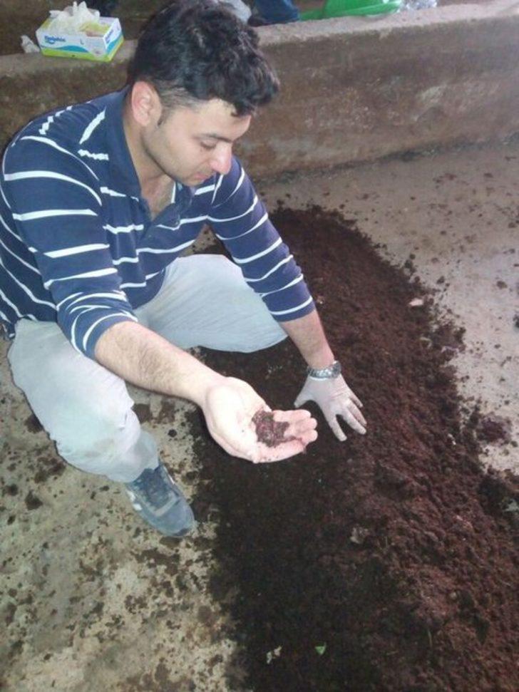 200 bin solucanla 3 ton gübre üretiyor G2