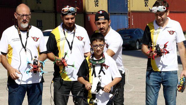 Tekirdağ da  drone  şov 1