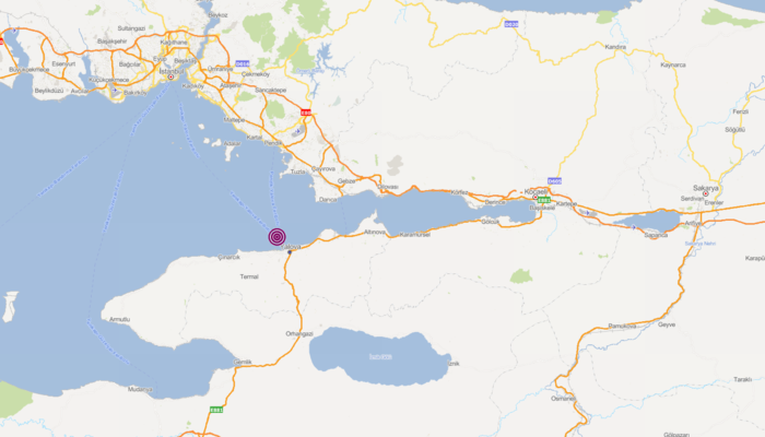 Son dakika: Marmara Denizi'nde 3,3 büyüklüğünde deprem!