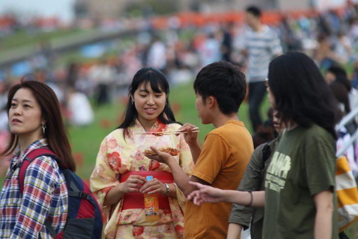 Tokyo'daki festivalde 45 dakikada 8 bin havai fişek patlatıldı G3