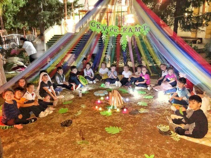 GKV’li minikler anaokulu çadır kampında G1