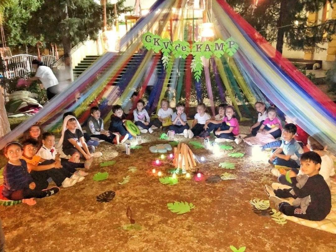 GKV&rsquo;li minikler anaokulu &ccedil;adır kampında
