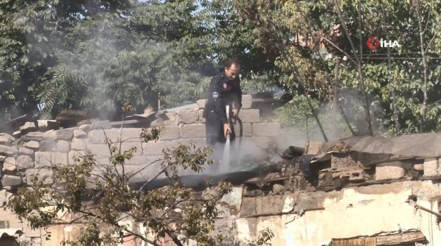 Gaziosman Mahallesi&rsquo;nde korkutan yangın