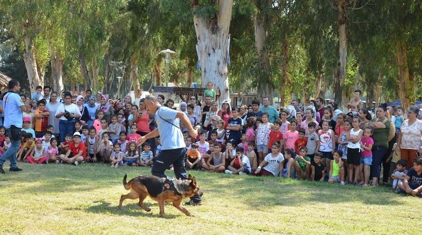 &Ccedil;ocuklara yangın eğitimi