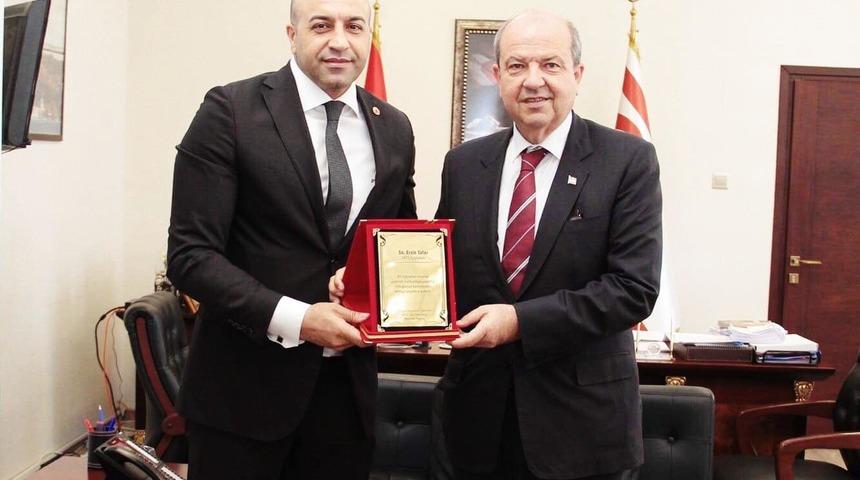 Halis Avşar'dan KKTC Başbakan'ı Ersin Tatar'a ziyaret