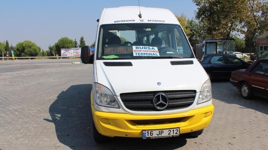 Mustafakemalpaşa&rsquo;dan Bursa Şehir Hastanesine direk seferler başladı