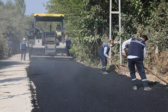 Hasırcılar Mahallesinde asfalt çalışması tamamlandı