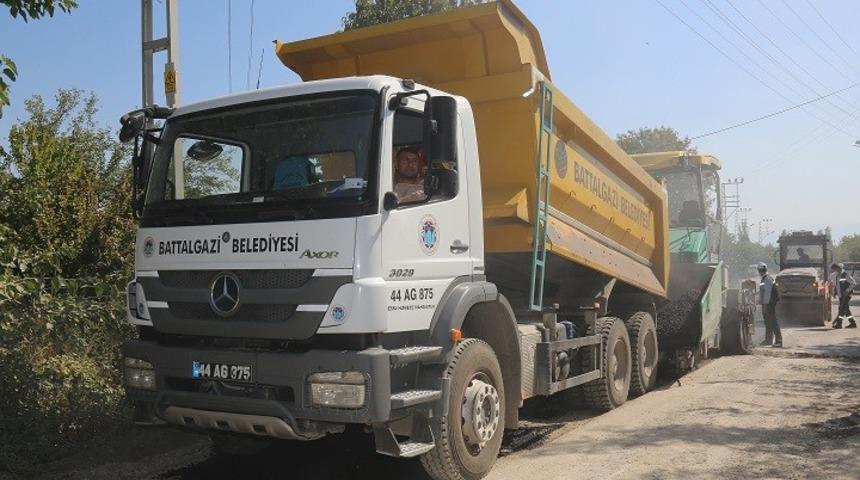 Hasırcılar Mahallesinde asfalt &ccedil;alışması tamamlandı