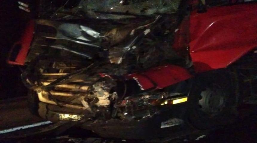 Sinop&rsquo;ta iki kamyon &ccedil;arpıştı: 1 yaralı