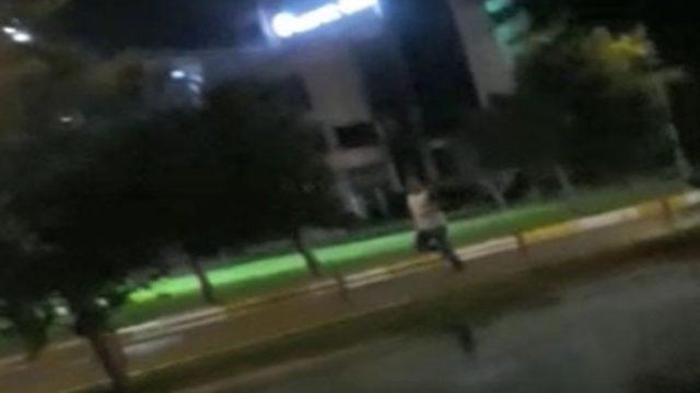 Baldızının boğazını kesen şüphelinin kaçışı kameralara yansıdı
