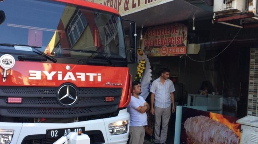 Lokantada baca yangını korkuttu