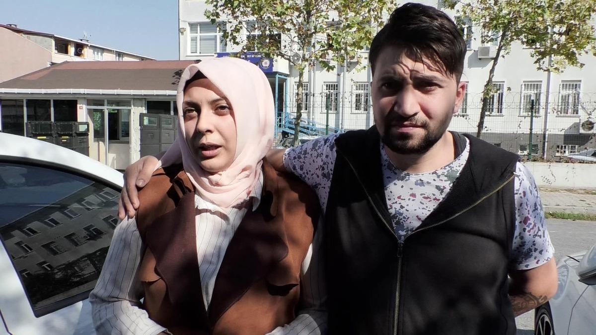 Sosyal medyada şiddet g&ouml;rd&uuml;ğ&uuml; iddia edilen kadın konuştu