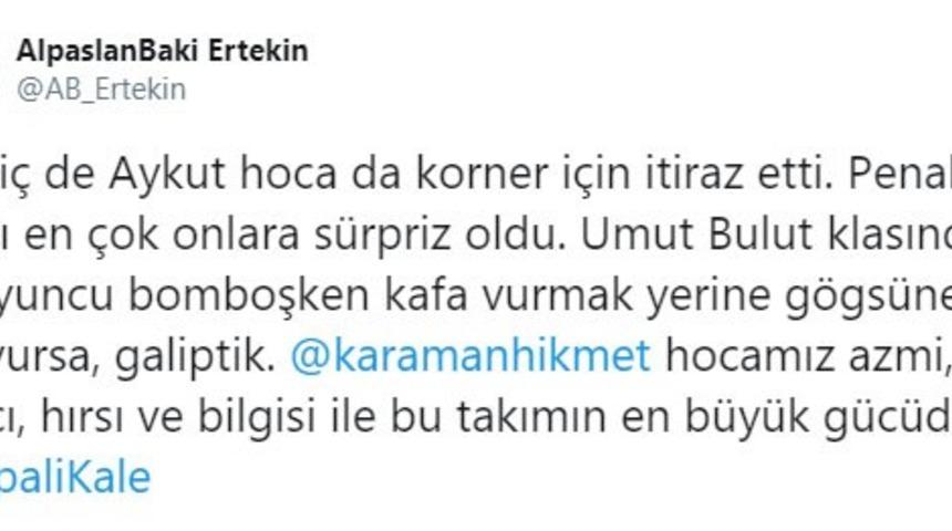 Boydak Holding CEO&rsquo;su Ertekin&rsquo;den Hikmet Karaman&rsquo;a destek