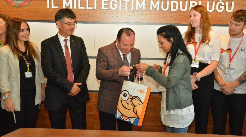 M&uuml;d&uuml;r&uuml; Yıldız, Alman misafirlerini ağırladı