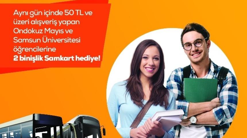 &Uuml;niversite &ouml;ğrencilerine Samkart avantajı