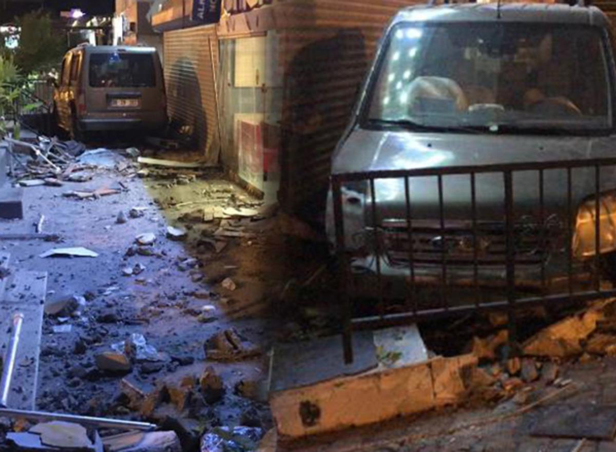 Antalya'da restorana giren aracın s&uuml;r&uuml;c&uuml;s&uuml; &ccedil;evredekiler tarafından d&ouml;v&uuml;ld&uuml;